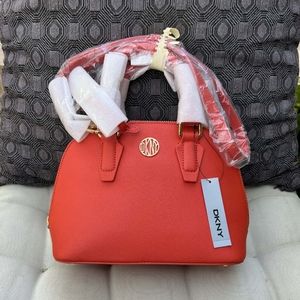 NWT DKNY Bryant park Saffiano Dome Satchel